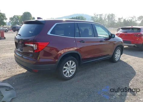 2019 Honda Pilot Lx из США, поврежденный, VIN 5FNYF6H17KB096361